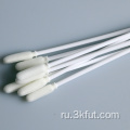 Поставка белого PP Stick Foam Tip Oral Swab